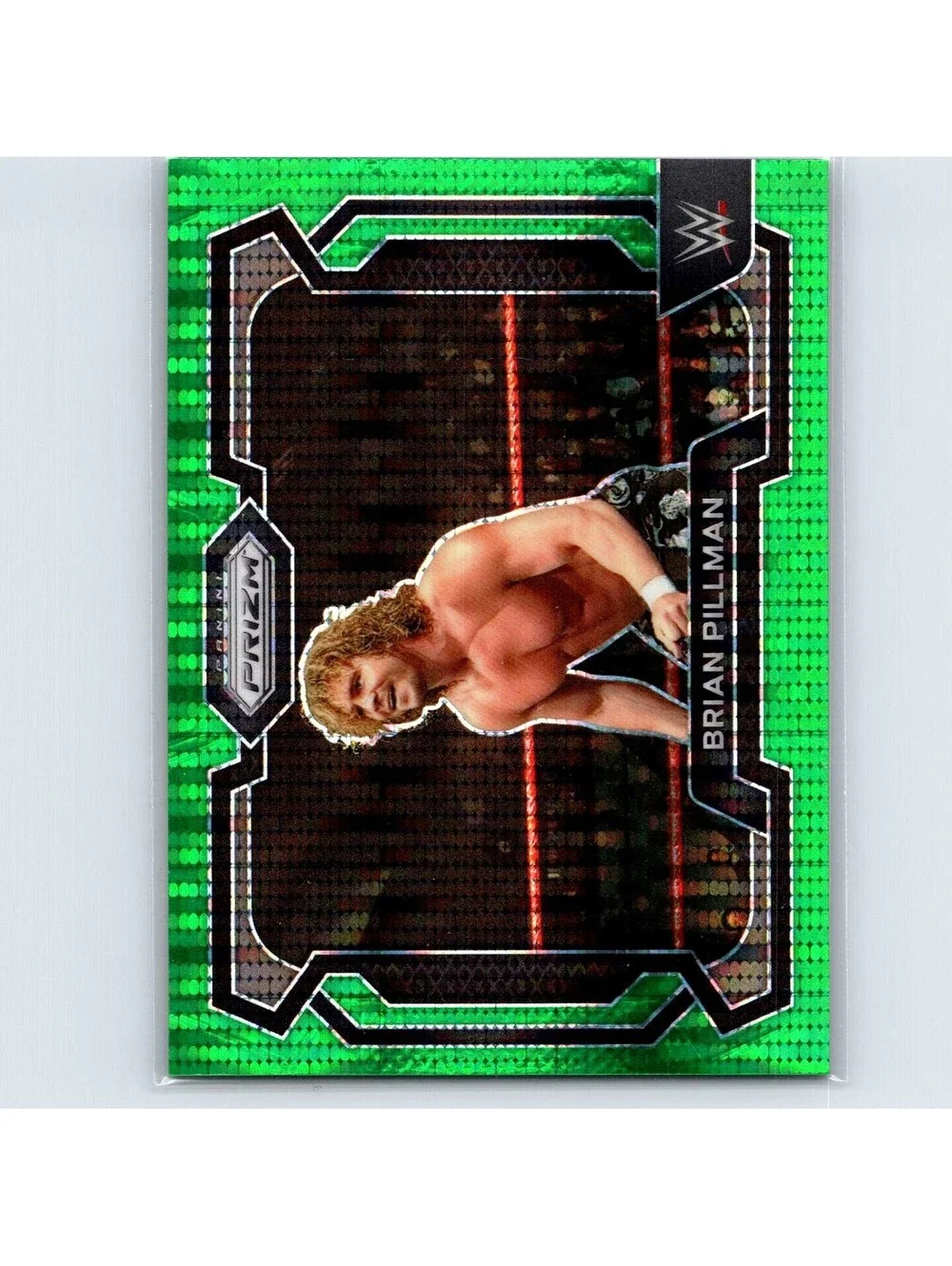 2024 Panini Prizm WWE - Brian Pillman #13 Green Pulsar Prizm #'d /25